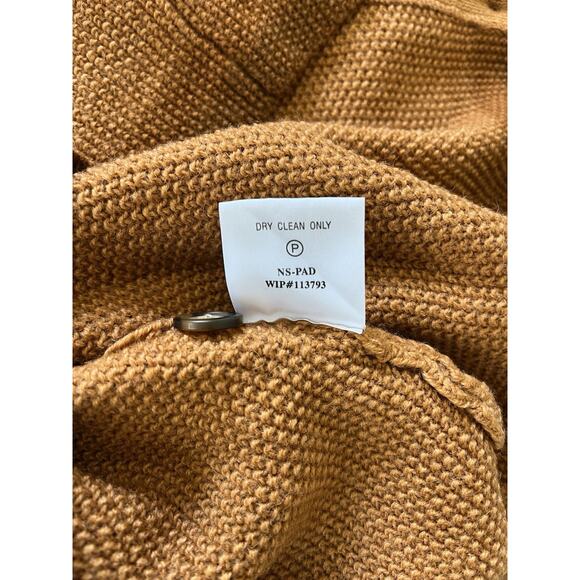 WOOLRICH Women’s Ochre Knit Vest Cardigan Brown Copper Cabin Core 100% Wool XL - Picture 9 of 9